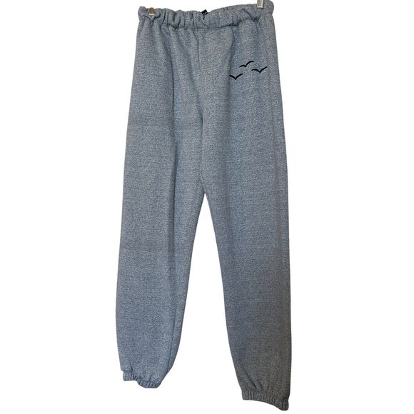 NWT LazyPants High Rise elastic at Waistband Fleece Active Joggers Small Grey - Picture 1 of 7
